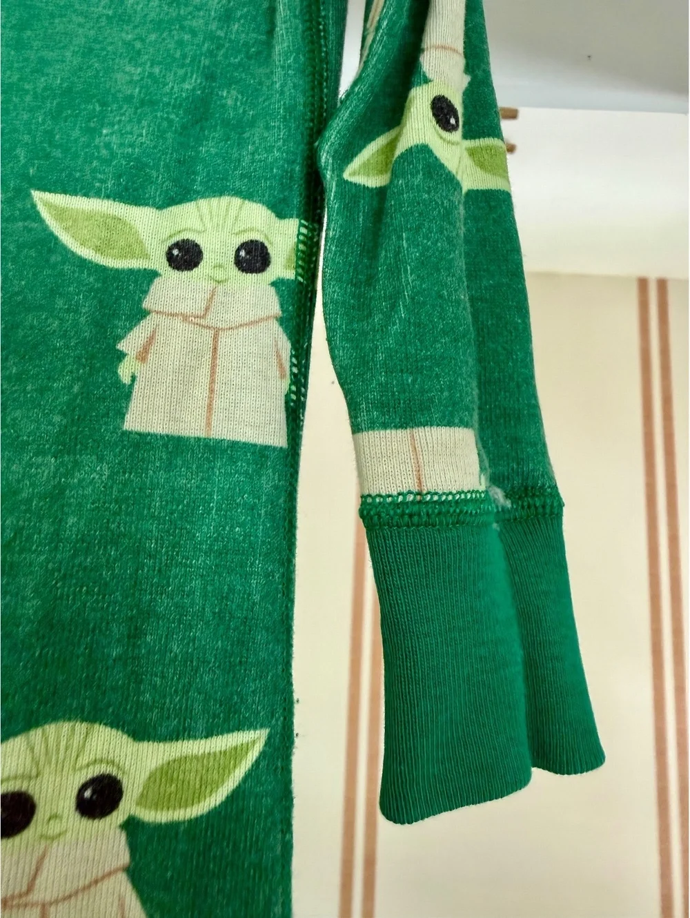 Hanna Andersson Star Wars Baby Yoda Sleeper Sz 12-18 Months